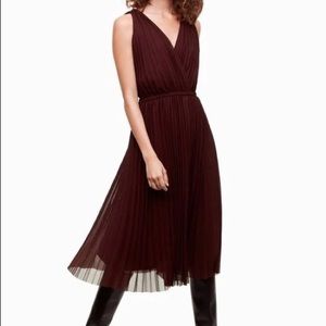 Aritzia Wilfred Karel Pleated Dress